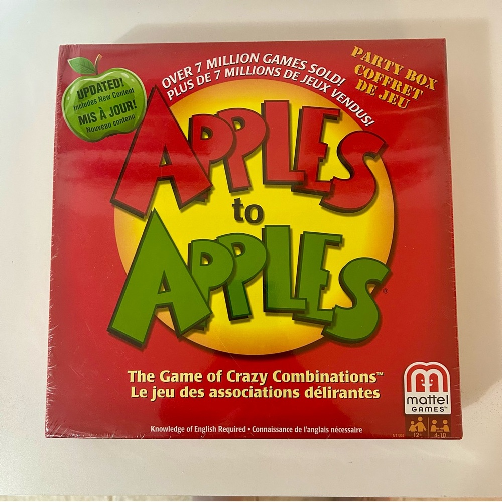 Mattel Apples to Apples Party Box NWT